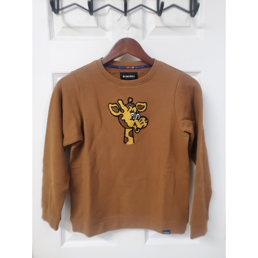 BONOBOS Kids Brown Giraffe Graphic supersoft Size 12 Toys R Us Kid - Picture 2 of 8